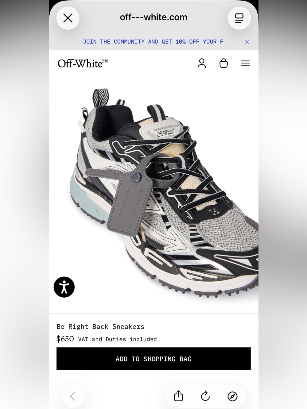 Off white - Picture 7 of 7